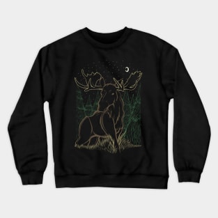 Canadian Bull Moose Crewneck Sweatshirt